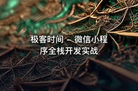 极客时间 - 微信小程序全栈开发实战
