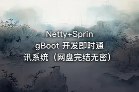 Netty+SpringBoot 开发即时通讯系统（网盘完结无密） - getfromcode