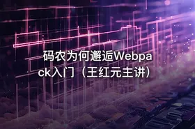 码农为何邂逅Webpack入门（王红元主讲）