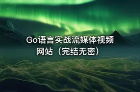 Go语言实战流媒体视频网站（完结无密）