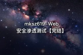 mksz619-Web安全渗透测试【完结】