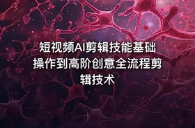 短视频AI剪辑技能基础操作到高阶创意全流程剪辑技术