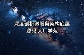深度剖析微服务架构底层源码|大厂学苑