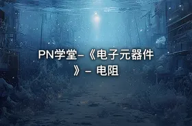 PN学堂-《电子元器件》- 电阻