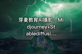芽麦教育AI摄影：Midjourney+Stablediffusion人工智能商业应用摄影教程