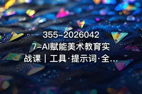 355-20260427-AI赋能美术教育实战课｜工具·提示词·全实操零基础轻松解锁美术教学新玩法更多资源 - getfromcode