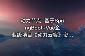 动力节点-基于SpringBoot+Vue企业级项目《动力云客》资料完整
