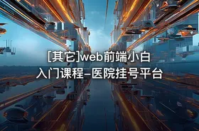 [其它]web前端小白入门课程-医院挂号平台 - getfromcode