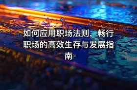 如何应用职场法则，畅行职场的高效生存与发展指南 - getfromcode