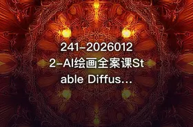 241-20260122-AI绘画全案课Stable Diffusion零基础到高阶全方位掌握AIGC视觉生成技能更多资源 - getfromcode
