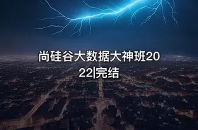 尚硅谷大数据大神班2022|完结