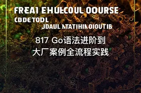 817 Go语法进阶到大厂案例全流程实践