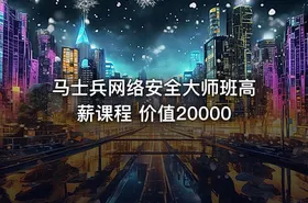 马士兵网络安全大师班高薪课程 价值20000