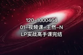 120-100046401-视频课-王然-NLP实战高手课完结 - getfromcode