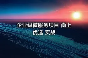 企业级微服务项目 尚上优选 实战
