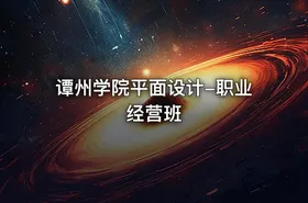 谭州学院平面设计-职业经营班