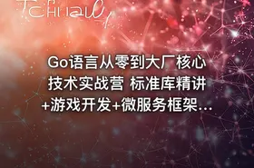 Go语言从零到大厂核心技术实战营 标准库精讲+游戏开发+微服务框架与云原生项目全覆盖 - getfromcode