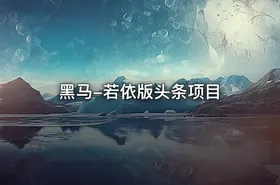 黑马-若依版头条项目