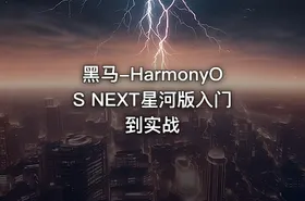  黑马-HarmonyOS NEXT星河版入门到实战