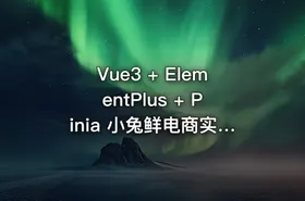 Vue3 + ElementPlus + Pinia 小兔鲜电商实战教程