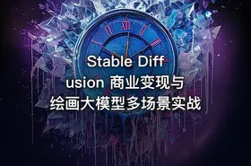 Stable Diffusion 商业变现与绘画大模型多场景实战