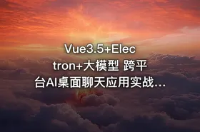 Vue3.5+Electron+大模型 跨平台AI桌面聊天应用实战（完结） - getfromcode
