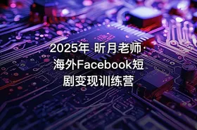 2025年 昕月老师·海外Facebook短剧变现训练营