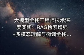 大模型全栈工程师技术深度实践：RAG检索增强+多模态理解与微调全栈能力培训