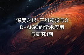 深度之眼-三维视觉与3D-AIGC的学术应用与研究1期