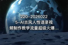 220-20260225-AI古风人性语录视频制作教学流量超级火爆附详细教程小白轻松上手更多资源 - getfromcode