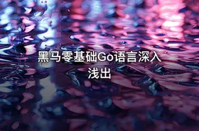黑马零基础Go语言深入浅出 - getfromcode