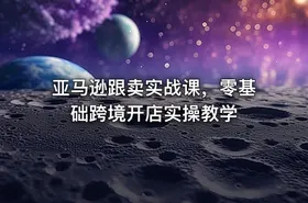 亚马逊跟卖实战课，零基础跨境开店实操教学