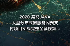 2020 某马JAVA大型分布式微服务闪聚支付项目实战完整全套视频源码资料全
