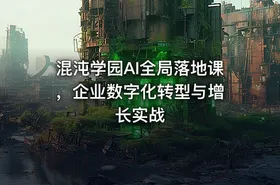 混沌学园AI全局落地课 ，企业数字化转型与增长实战