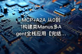 MCP+A2A 从0到1构建类Manus多Agent全栈应用【完结资料齐全】