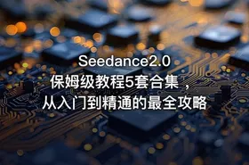 Seedance2.0保姆级教程5套合集 ，从入门到精通的最全攻略