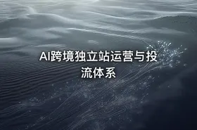 AI跨境独立站运营与投流体系