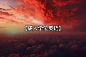 【成人学位英语】