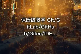 保姆级教学 Git/GitLab/GitHub/Gitee/IDEA集成，手把手教会你