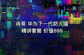 肖哥 华为下一代防火墙精讲套餐 价值699