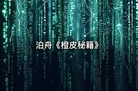 泊⾈《橙皮秘籍》