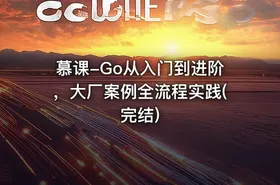 慕课-Go从入门到进阶，大厂案例全流程实践(完结) - getfromcode