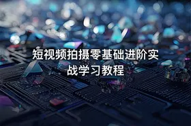 短视频拍摄零基础进阶实战学习教程