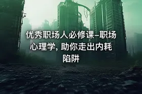 优秀职场人必修课-职场心理学, 助你走出内耗陷阱