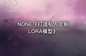 NONE《打造私人定制LORA模型》