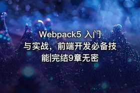 Webpack5 入门与实战，前端开发必备技能|完结9章无密