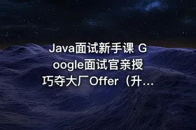Java面试新手课 Google面试官亲授 巧夺大厂Offer（升级版，完结无密） - getfromcode