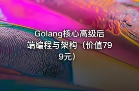 Golang核心高级后端编程与架构（价值799元）