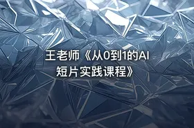 王老师《从0到1的AI短片实践课程》 - getfromcode