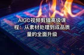 AIGC视频剪辑高级课程：从素材处理到成品质量的全面升级